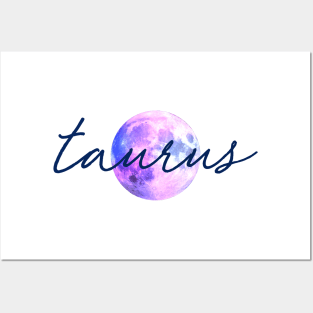 Taurus Moon Quote Posters and Art